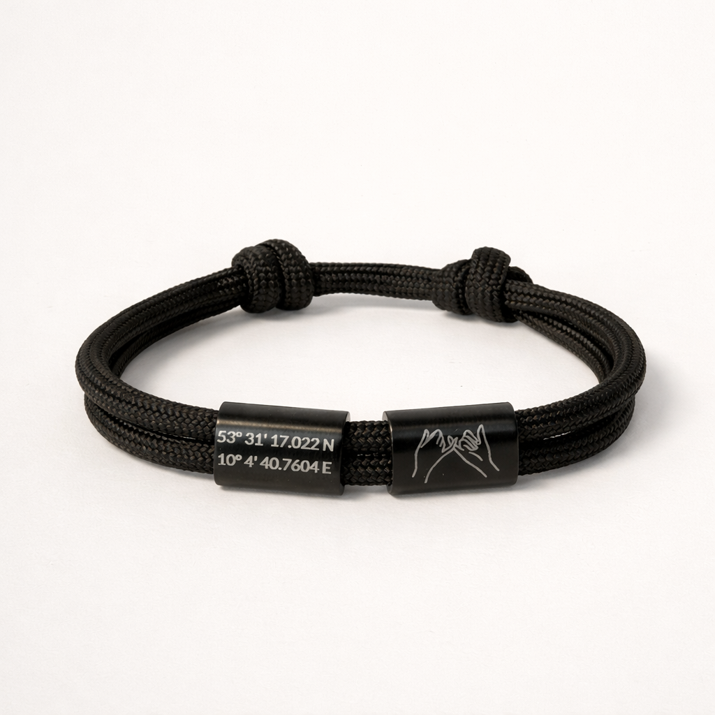 4mm-Double Band - mit persönlicher Gravur Freunde