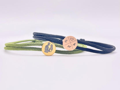 2mm-feines Armband - mit persönlicher Gravur Freunde
